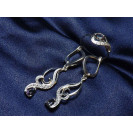 Гарнитур Серебряное Кольцо 15368 / Серебряные Серьги 25368