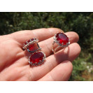 Гарнитур Серебряное Кольцо 15409 / Серебряные Серьги 25409