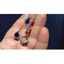 Гарнитур Серебряное Кольцо 15410 / Серебряные Серьги 25410