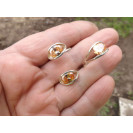 Гарнитур Серебряное Кольцо 15410 / Серебряные Серьги 25410