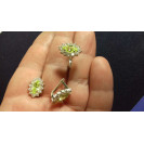 Гарнитур Серебряное Кольцо 15411 / Серебряные Серьги 25411