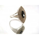 Гарнитур Серебряное Кольцо 15416 / Серебряные Серьги 25416