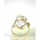 Гарнитур Серебряное Кольцо 15424 / Серебряные Серьги 25424