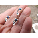 Гарнитур Серебряное Кольцо 15434 / Серебряные Серьги 25434