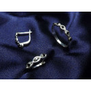 Гарнитур Серебряное Кольцо 15441 / Серебряные Серьги 25441