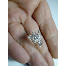 Гарнитур Серебряное Кольцо 15455 / Серебряные Серьги 25455