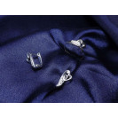 Гарнитур Серебряное Кольцо 15469 / Серебряные Серьги 25469