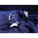 Гарнитур Серебряное Кольцо 15480 / Серебряные Серьги 25480