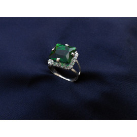 Гарнитур Серебряное Кольцо 15074 / Серебряные Серьги 25074