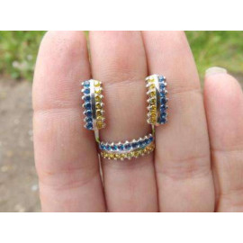 Гарнитур Серебряное Кольцо 15080 / Серебряные Серьги 25080