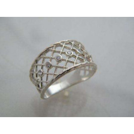 Гарнитур Серебряное Кольцо 15149 / Серебряные Серьги 25149