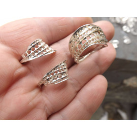 Гарнитур Серебряное Кольцо 15175 / Серебряные Серьги 25175