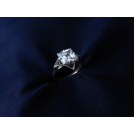 Гарнитур Серебряное Кольцо 15300 / Серебряные Серьги 25300