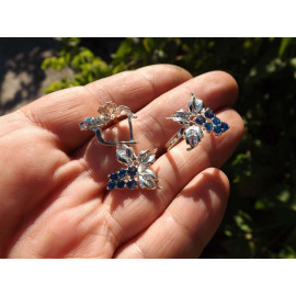 Гарнитур Серебряное Кольцо 15305 / Серебряные Серьги 25305