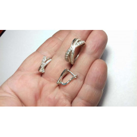 Гарнитур Серебряное Кольцо 15311 / Серебряные Серьги 25311