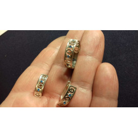 Гарнитур Серебряное Кольцо 15351 / Серебряные Серьги 25351