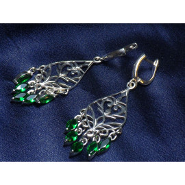 Серебряные Серьги 20056