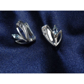 Серебряные Серьги 20357